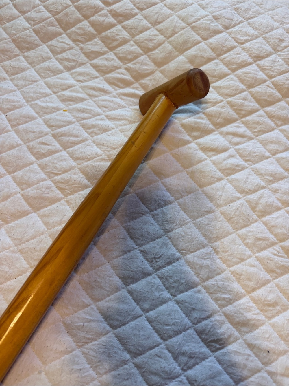 Classic Wooden Canoe Paddle - Natural Brown - Picture 7 of 7